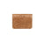 American West Womens Small Natural Tan Leather Trifold Wallet