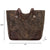 American West Womens Annies Secret Collection Zip Charcoal Leather Tote Bag