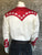Rockmount Mens Red/White 100% Cotton Loving You 2-Tone L/S Shirt