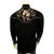Rockmount Mens Vintage Horsehead Floral Black 100% Cotton L/S Shirt