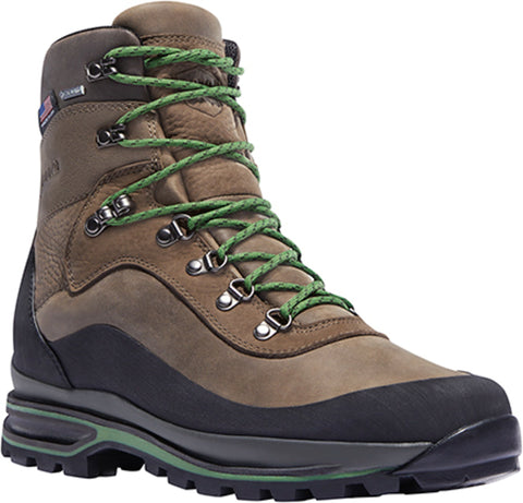 Danner Crag Rat USA Mens Brown/Green Leather 7in GTX Hiking Boots