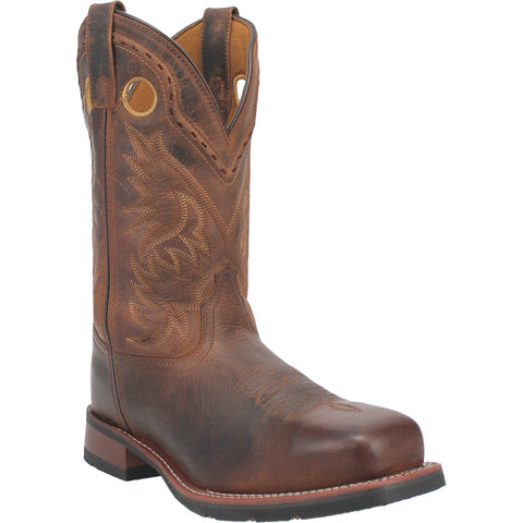 Laredo Mens Kane Steel Toe Tan Leather Work Boots