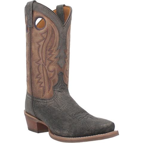 Laredo Mens Walker Grey Leather Western Work Boots 11.5 D