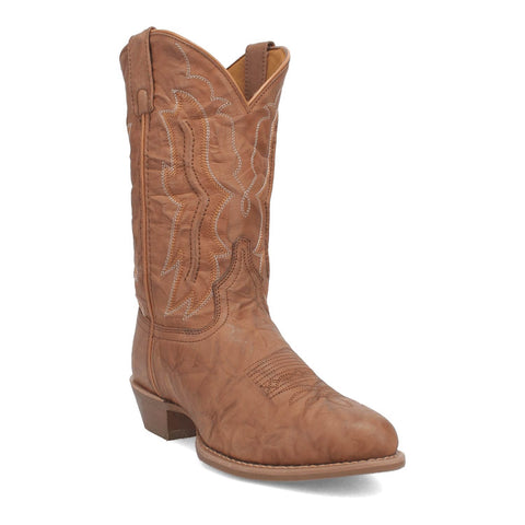Laredo Mens Cutglass Sand Leather Cowboy Boots 10.5 D