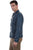 Scully Mens Denim Lamb Cafe Racer Jacket