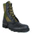 McRae Mens Black/Olive Leather/Duck Military Jungle Boots
