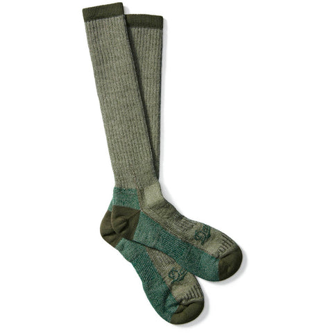 Danner Unisex Midweight Hunting Green Wool Blend Over Calf Socks