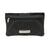 American West Womens Grab and Go Black Hair-On Leather Crossbody Bag