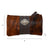 American West Womens Grab and Go Brindle Hair-On Leather Crossbody Bag