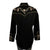 Rockmount Womens Vintage Variegated Floral Black 100% Cotton L/S Shirt