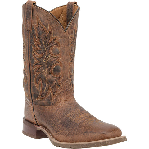 Laredo Mens Durant Cowboy Boots Leather Rust 10 EW