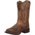 Laredo Mens Brown Pinewood 11in Cowboy Boots Leather