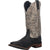 Laredo Mens Black/Grey Isaac 13in Cowboy Boots Leather