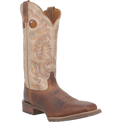Laredo Mens Peete Rust Leather Western Work Boots