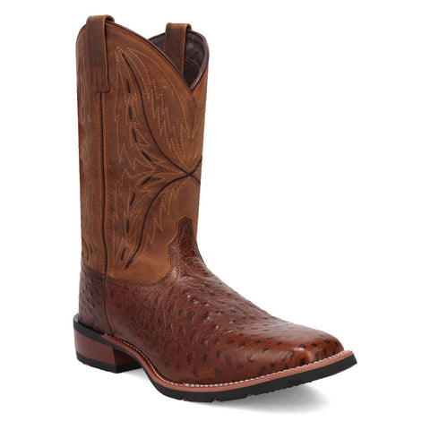 Dan Post Mens Stride Chocolate Leather Work Cowboy Boots