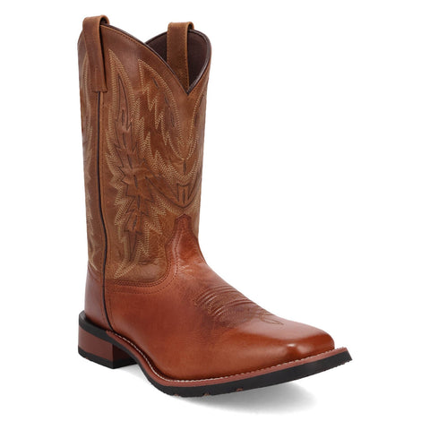 Dan Post Mens Orleans Cognac/Brown Leather Work Cowboy Boots