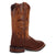 Laredo Mens Chet Dark Rust/Rust Leather Cowboy Boots