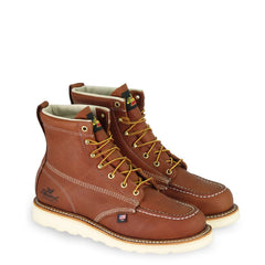 thorogood boots tobacco Thorogood 6in ST Moc Toe Mens Tobacco Leather Heritage Work Boots – The  Western Company