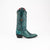 Ferrini Womens Twilight Teal Leather Cowboy Boots