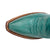 Ferrini Womens Mae Snip Toe Turquoise Leather 13in Cowboy Boots 7.5 B