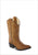 Old West Tan Canyon Childrens Boys Leather J Toe Cowboy Western Boots