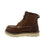 AdTec Womens Legacy 6in Moc-Toe Brown Leather Work Boots 7 M