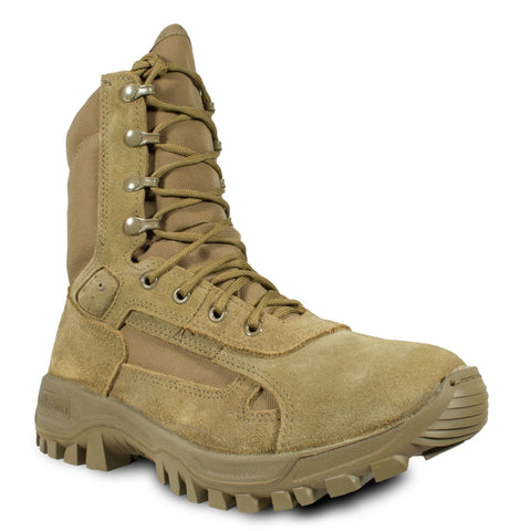 McRae Mens Coyote Suede/Nylon Military Combat Boots