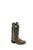 Old West Kids Unisex Medium Square Toe Cactus Light Brown Leather Cowboy Boots