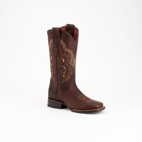 Ferrini Womens Toro Rugged Leather Cowboy Boots