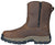 Hoss Boots Mens Recon 8in Side Zip CT Brown Leather Work Boots
