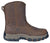 Hoss Boots Mens Recon 8in Side Zip CT Brown Leather Work Boots