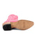 Ferrini Womens Scarlett V-Toe Hot Pink Leather Cowboy Boots