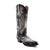 Ferrini Womens Masquerade V-Toe Silver Leather Cowboy Boots