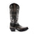 Ferrini Womens Masquerade V-Toe Silver Leather Cowboy Boots
