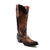 Ferrini Womens Masquerade V-Toe Copper Leather Cowboy Boots 9 B