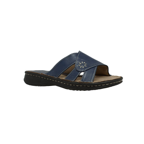 Shaboom Womens Navy PU Sandals