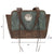 American West Womens Annies Secret Collection Lt Turquoise Leather Handbag Bag