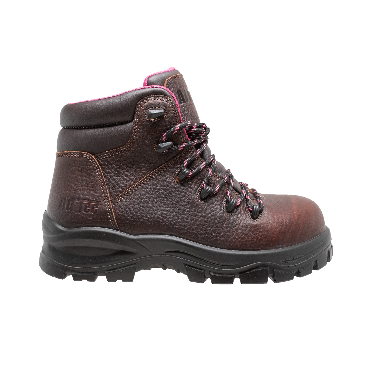 AdTec Womens 6in Waterproof Soft Toe Brown Work Boots The Western Company