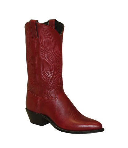 Abilene Boots Womens 11in USA Dress Red Cowhide Cowboy Boots 8 M