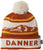 Danner Unisex Mountain Pom Buck/Oatmeal 100% Acrylic Beanie Hat
