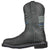 Hoss Boots Mens Rushmore CT WP PR Charcoal Leather Work Boots 10.5 D