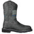 Hoss Boots Mens Rushmore CT WP PR Charcoal Leather Work Boots 10.5 D