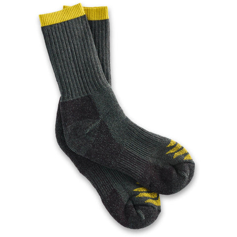 Lacrosse Unisex Heavyweight Alphaburly Pro Loden Green Wool Blend Crew Socks