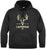 Lacrosse Unisex Whitetail Black Poly/Cotton Hoodie