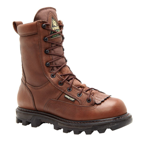 Rocky Mens Brown Leather Bearclaw 3D Insulated Goretex Hiking Boots