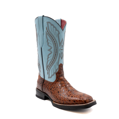 Ferrini Womens Kai S-Toe Cigar Leather Turtle Cowboy Boots
