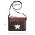 American West Womens Trail Rider Navy Blue Leather Crossbody Bag