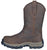 Hoss Boots Mens Recon 11in Wellington CT WP Brown Leather Work Boots