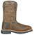 Hoss Boots Mens Brisbee Distressed CT WP Brown Leather Work Boots
