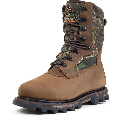 Rocky Arctic Mens MOBU Camo Leather Bearclaw Gtx Insulated Hunting Boots